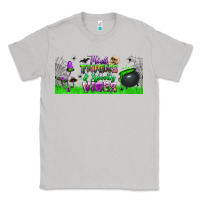 Moon Dust thick thighs and spooky vibes libbey glass Classic Tee - BundleAndBundleShop