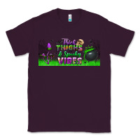 Plum thick thighs and spooky vibes libbey glass Classic Tee - BundleAndBundleShop