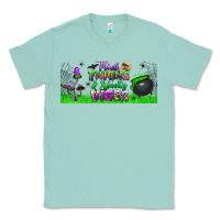 Seafoam thick thighs and spooky vibes libbey glass Classic Tee - BundleAndBundleShop