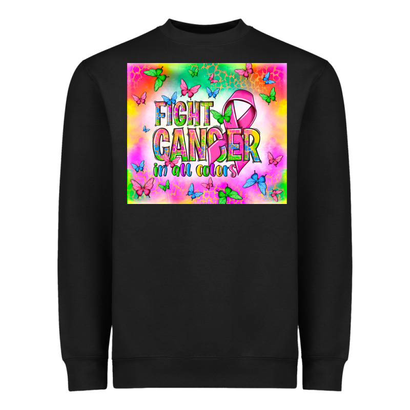 Fight Cancer In All Colors Heavyweight Sweatshirt by NancyCooperArtShop | Teevron
