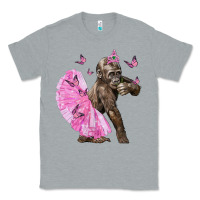 Heather Grey Baby Gorilla With Tutu Classic Tee - LillyAllenDesigns