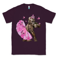 Plum Baby Gorilla With Tutu Classic Tee - LillyAllenDesigns