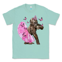 Seafoam Baby Gorilla With Tutu Classic Tee - LillyAllenDesigns