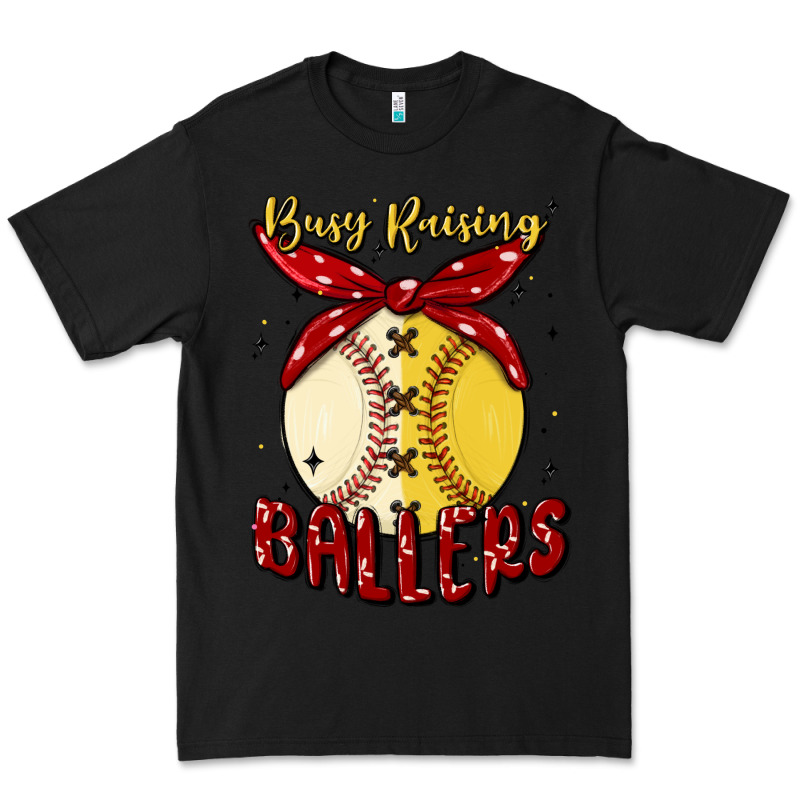 Busy Raising Ballers Malia Premium Tee by MaliasSmallBusiness | Teevron