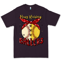Plum busy raising ballers malia Premium Tee - MaliasSmallBusiness