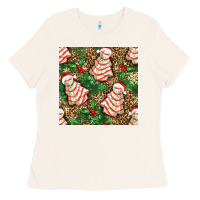 Bone Christmas tree cakes Ladies Tee - NancyCooperArtShop