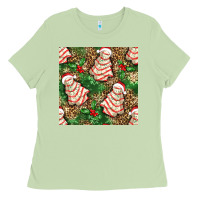Matcha Christmas tree cakes Ladies Tee - NancyCooperArtShop