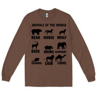 Chestnut Animal Of The World Long Sleeve Tee - Bettercallsaul