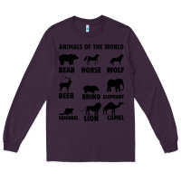 Plum Animal Of The World Long Sleeve Tee - Bettercallsaul