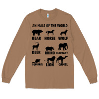 Toasted Coconut Animal Of The World Long Sleeve Tee - Bettercallsaul