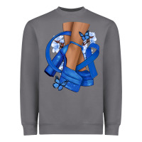 Storm Colon Cancer diva blue ribbon Heavyweight Sweatshirt - NancyCooperArtShop