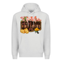 Dove Grey just a girl who loves pig olivia Premium Hoodie - OliviaCreatesArt