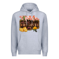 Heather Grey just a girl who loves pig olivia Premium Hoodie - OliviaCreatesArt