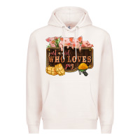 Pale Pink just a girl who loves pig olivia Premium Hoodie - OliviaCreatesArt