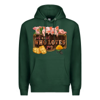 Sports Green just a girl who loves pig olivia Premium Hoodie - OliviaCreatesArt
