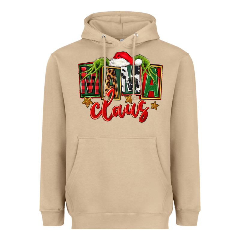 Christmas Mama Claus Mother's Day Heavyweight Hoodie by FaDigitalArtStudio | Teevron