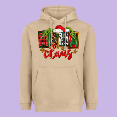 Christmas Mama Claus Mother's Day Heavyweight Hoodie Designed By Fadigitalartstudio