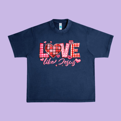 Love Like Jesus La Urban Heavy Tee Designed By Lillyallendesigns