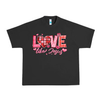 Pigment Black love like jesus la Urban Heavy Tee - LillyAllenDesigns