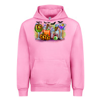Fuchsia Pink halloween Urban Hoodie - CowhideDigitalArt