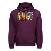 Mauve Wine halloween Urban Hoodie - CowhideDigitalArt