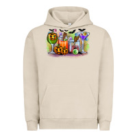 Pigment French Oak halloween Urban Hoodie - CowhideDigitalArt