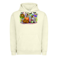 Pigment Pistachio halloween Urban Hoodie - CowhideDigitalArt