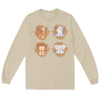 Mushroom Safari Baby Animal Clipart Long Sleeve Tee - Bettercallsaul