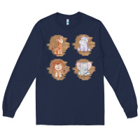 Navy Safari Baby Animal Clipart Long Sleeve Tee - Bettercallsaul