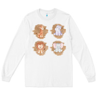 White Safari Baby Animal Clipart Long Sleeve Tee - Bettercallsaul
