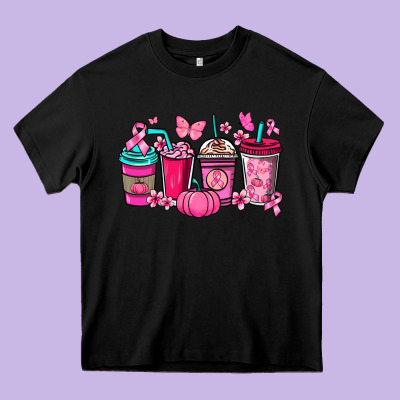 Cancer Coffee Cups Heavy Core Tee Designed By Nancycooperartshop