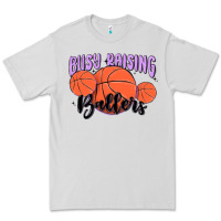 Dove Grey busy raising ballers Premium Tee - MaliasSmallBusiness