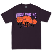 Plum busy raising ballers Premium Tee - MaliasSmallBusiness