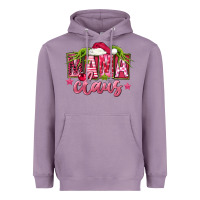 Lavender Pink Christmas Mama Claus Heavyweight Hoodie - FaDigitalArtStudio