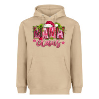 Mushroom Pink Christmas Mama Claus Heavyweight Hoodie - FaDigitalArtStudio