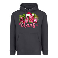 Smoke Pink Christmas Mama Claus Heavyweight Hoodie - FaDigitalArtStudio