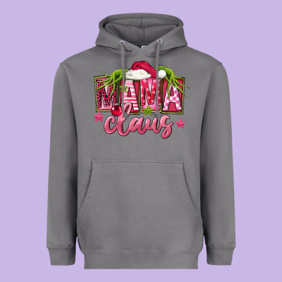 Pink Christmas Mama Claus Heavyweight Hoodie Designed By Fadigitalartstudio