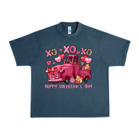 Midnight Navy xo xo xo happy valentine's day truck Urban Heavy Tee - LillyAllenDesigns