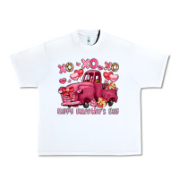 White xo xo xo happy valentine's day truck Urban Heavy Tee - LillyAllenDesigns