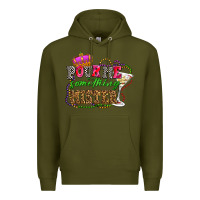 Army Green pour me something mister olivia Premium Hoodie - OliviaCreatesArt