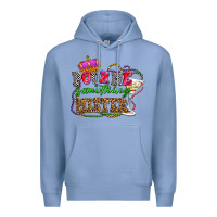 Colony Blue pour me something mister olivia Premium Hoodie - OliviaCreatesArt