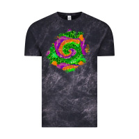 Cloud Black halloween patch  1 Vintage Tee - BundleAndBundleShop