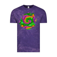Cloud Purple halloween patch  1 Vintage Tee - BundleAndBundleShop