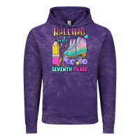 Cloud Purple rolling into seventh grade Vintage Hoodie - BundleAndBundleShop