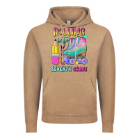 Vintage Coffee rolling into seventh grade Vintage Hoodie - BundleAndBundleShop