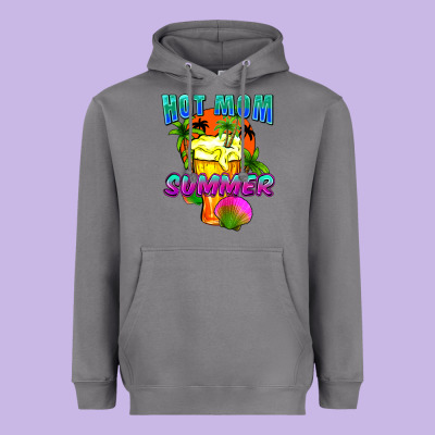 Hot Mom Summer Mother's Day Heavyweight Hoodie Designed By Fadigitalartstudio