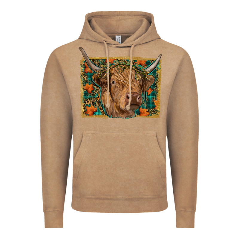 Highland Cow Fall Vintage Hoodie by RanaPortraitStore | Teevron