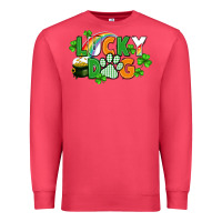 Cardinal lucky dog St. Patricks Day Premium Sweatshirt - FaDigitalArtStudio
