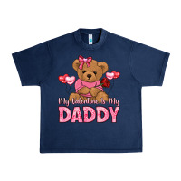 Navy my valentine is my daddy Urban Heavy Tee - LillyAllenDesigns