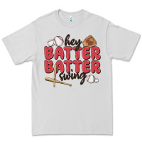 Dove Grey hey batter batter swing Premium Tee - MaliasSmallBusiness